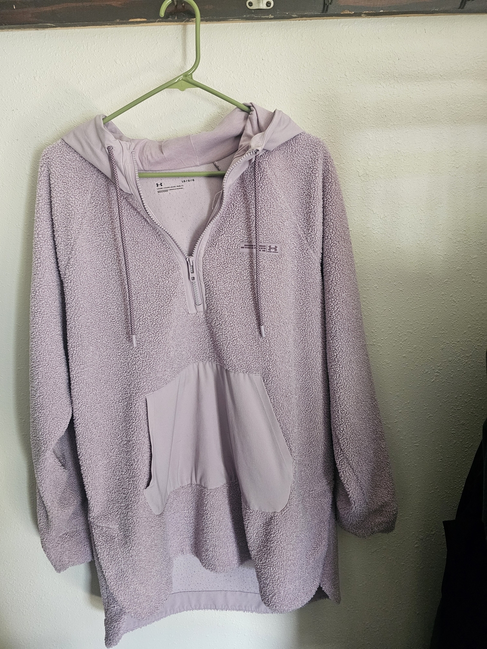 Under Armour Women's Lavender Sherpa Half-Zip Hoodie